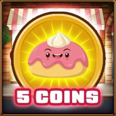 5 coins collected